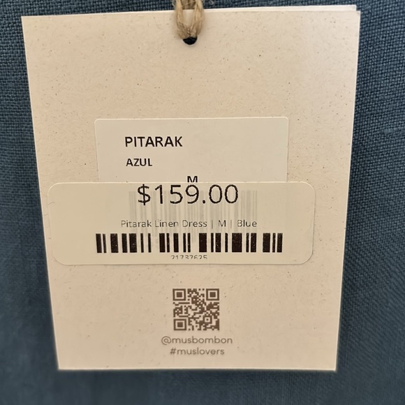 Mus & Bombon Linen dress size M new with tags - Picture 5 of 6